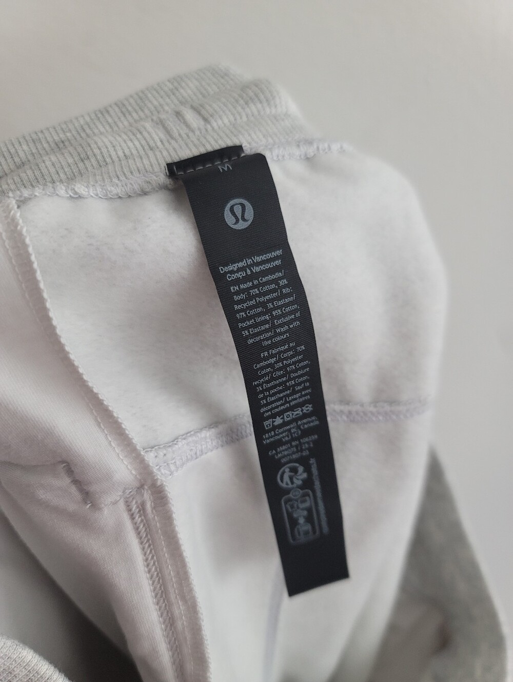 Lululemon Men Medium Steady State Classic-Fit Shorts 5" LM7BQ7S Heathered Gray - Picture 3 of 8